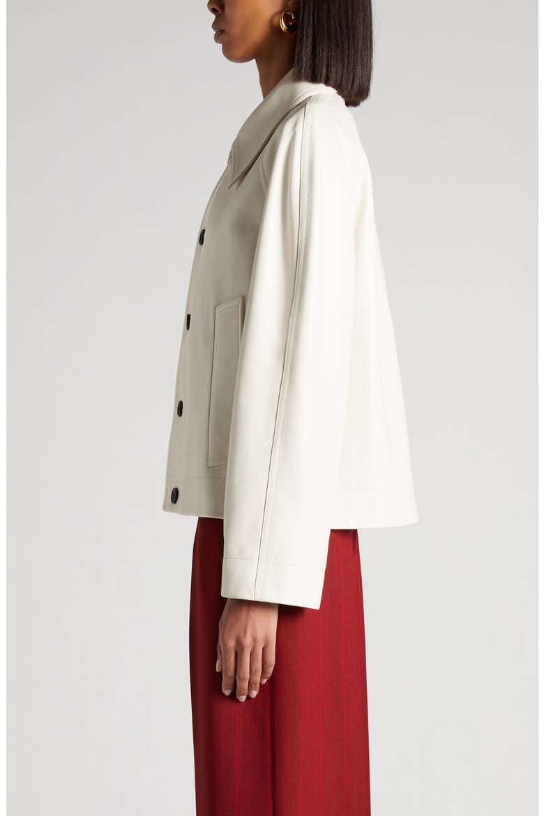 Lambskin Leather Jacket, Alternate, color, 9247 PALE MERINGUE