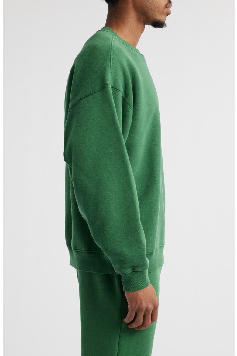Core Oversize Crewneck Sweatshirt, Alternate, color, VINTAGE FOREST