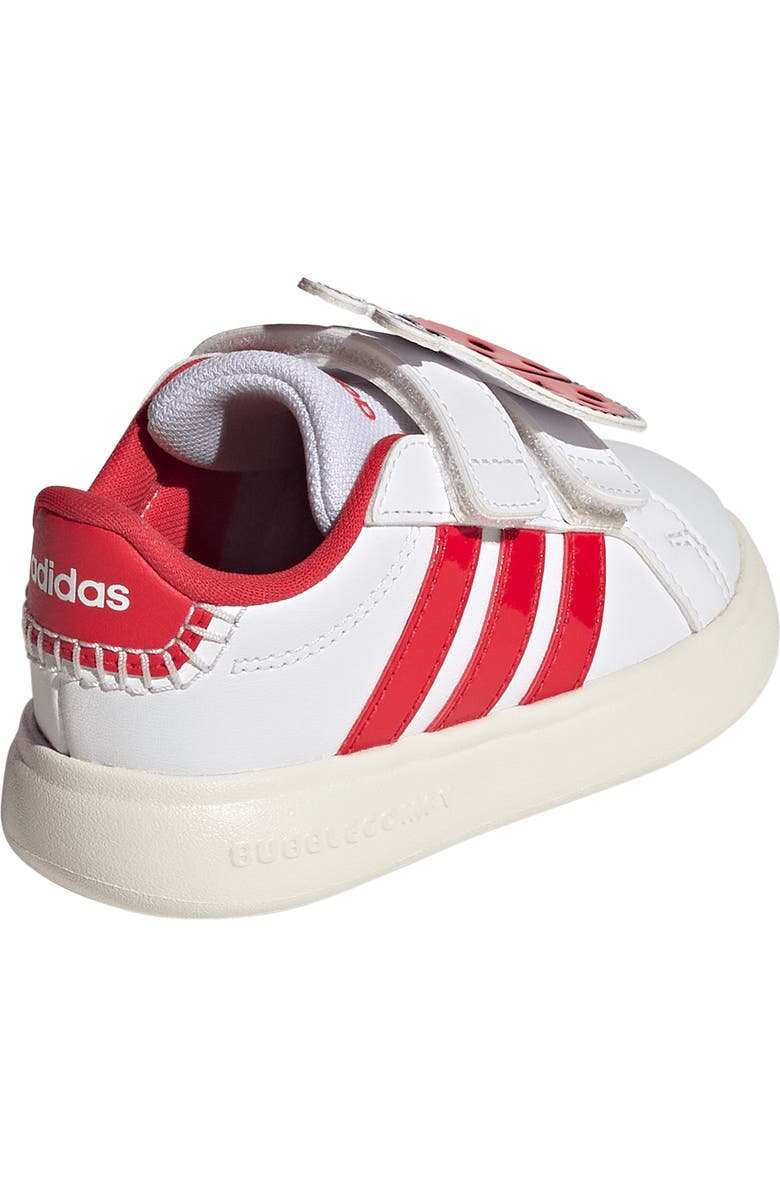 adidas Kids' Grand Court 3.0 Sneaker, Alternate, color, White/ Pure Ruby/ Off White