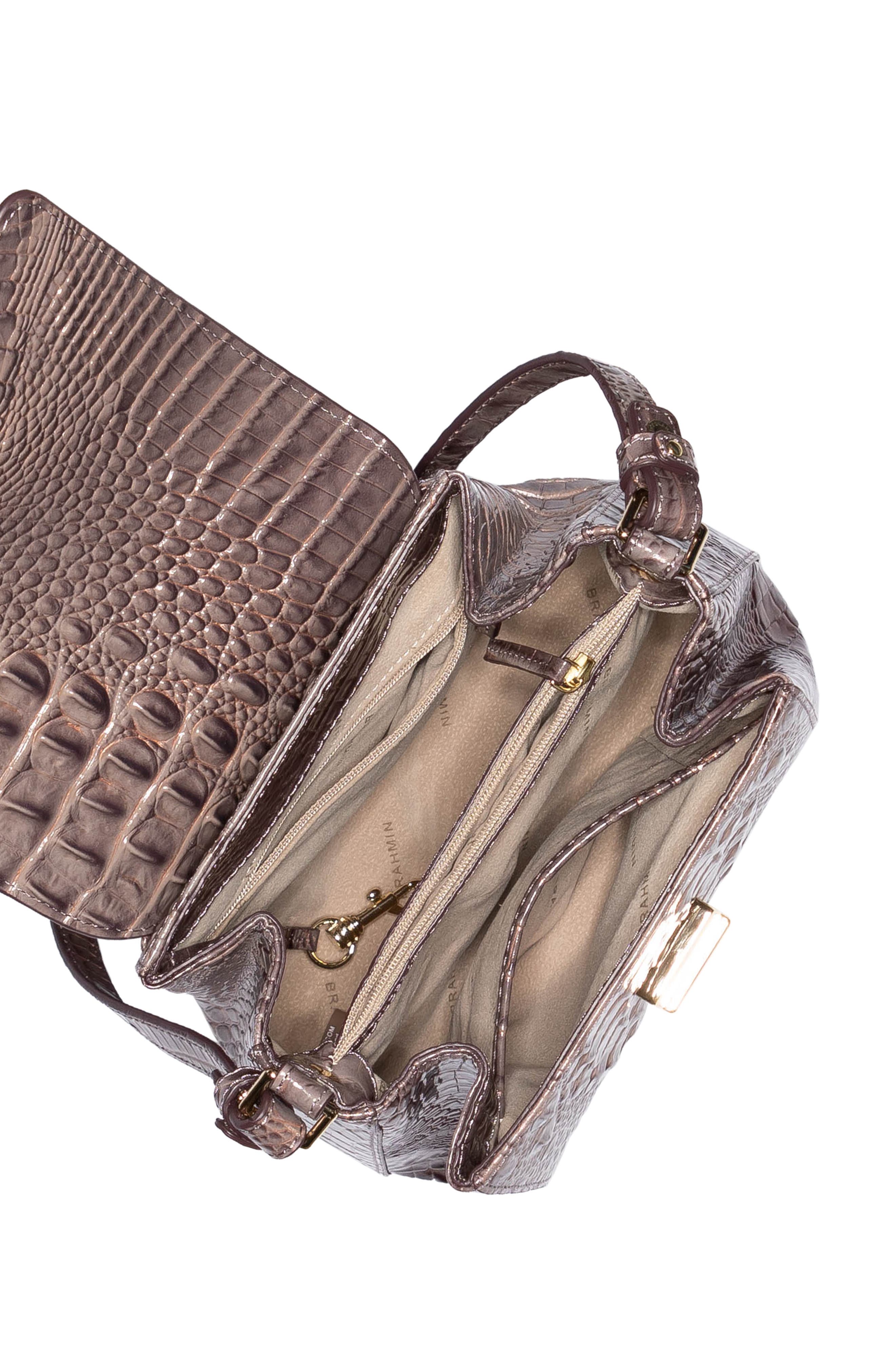 Margo Croc Embossed Leather Crossbody Bag, Alternate, color, AUBERGINE MELBOURNE