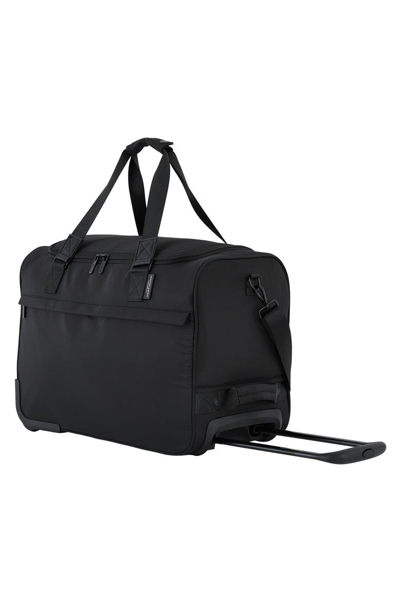 Eindhoven Rolling Weekender Bag, Alternate, color, BLACK