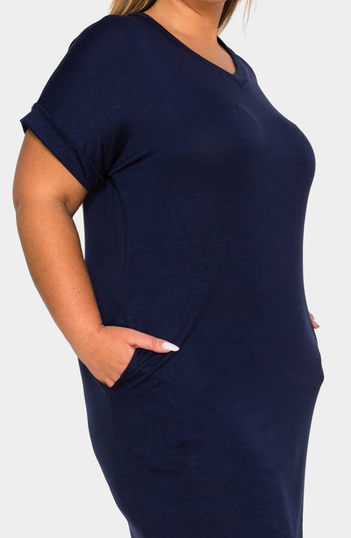 L I V D Mia Everyday T-shirt Dress In Blue