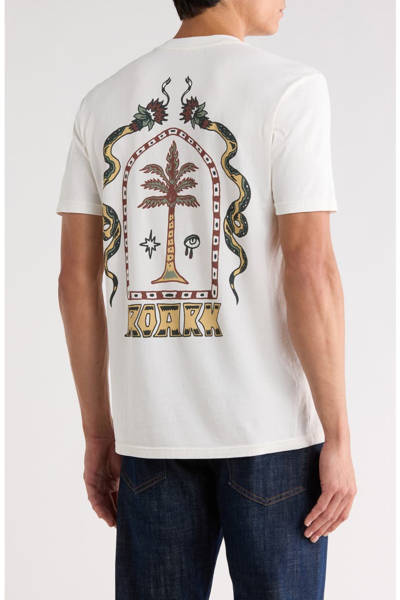 Augs Palm Graphic T-Shirt, Alternate, color, WHITE