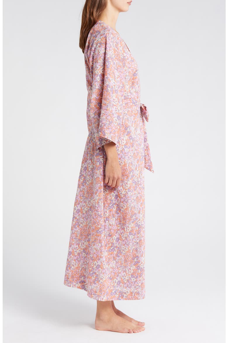 Adeline Cotton Maxi Robe, Alternate, color, DUSTY PEACH