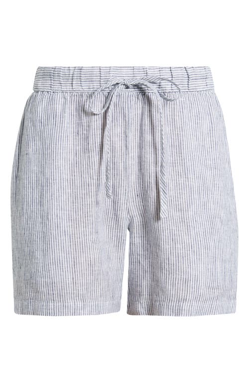 Caslon ® Linen Drawstring Shorts In Blue