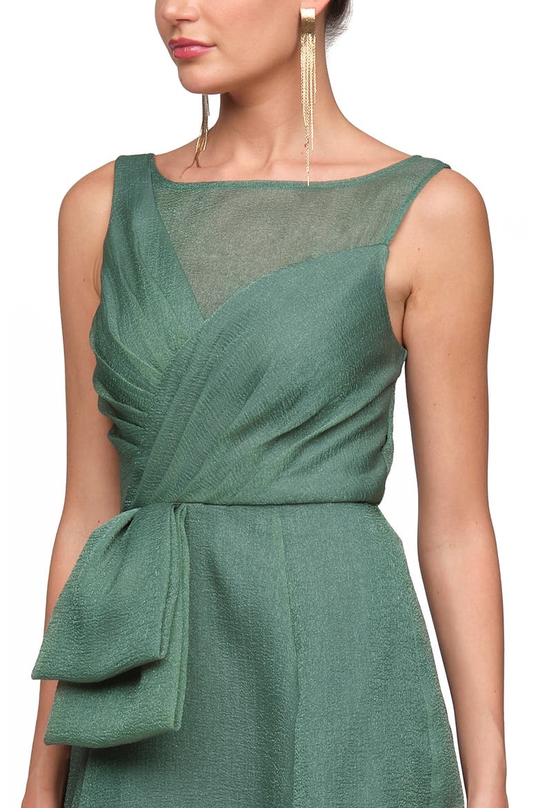 Carey Organza Gown, Alternate, color, MALLARD
