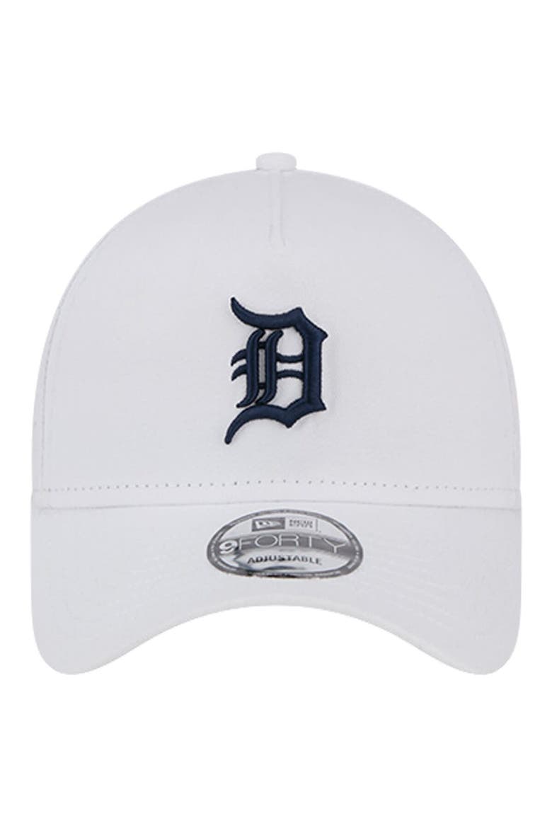Men's New Era White Detroit Tigers TC A-Frame 9FORTY Adjustable Hat, Alternate, color, White