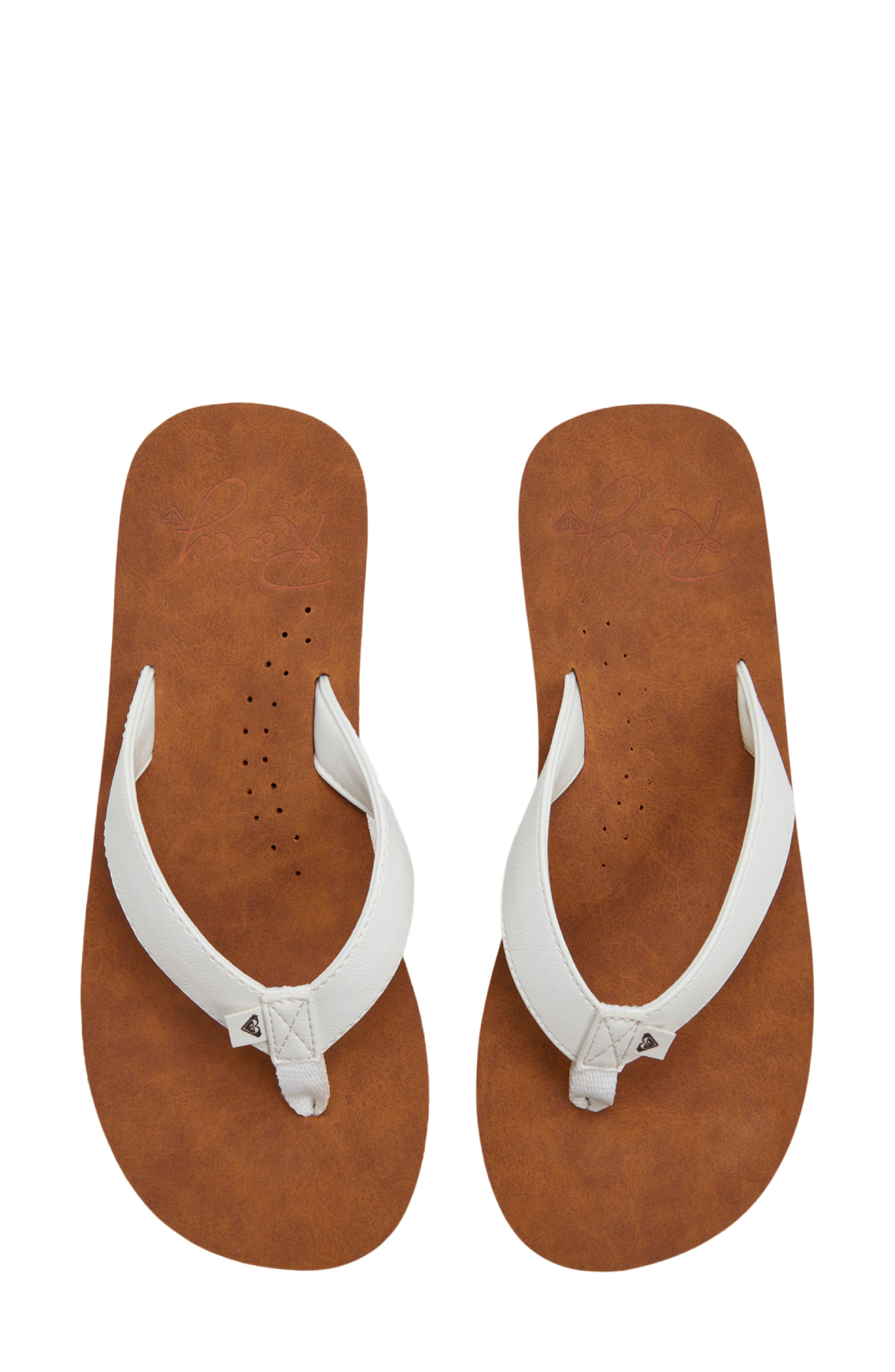 Melinda Platform Flip Flop, Alternate, color, WHITE