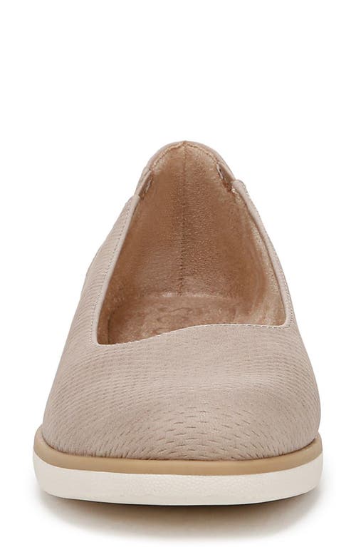 Soul Naturalizer Idea Ballet Wedge Slip-on Flat In Warm Taupe Tan