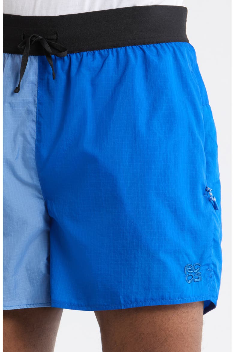 Griffith Running Shorts, Alternate, color, BLUE GRADIENT
