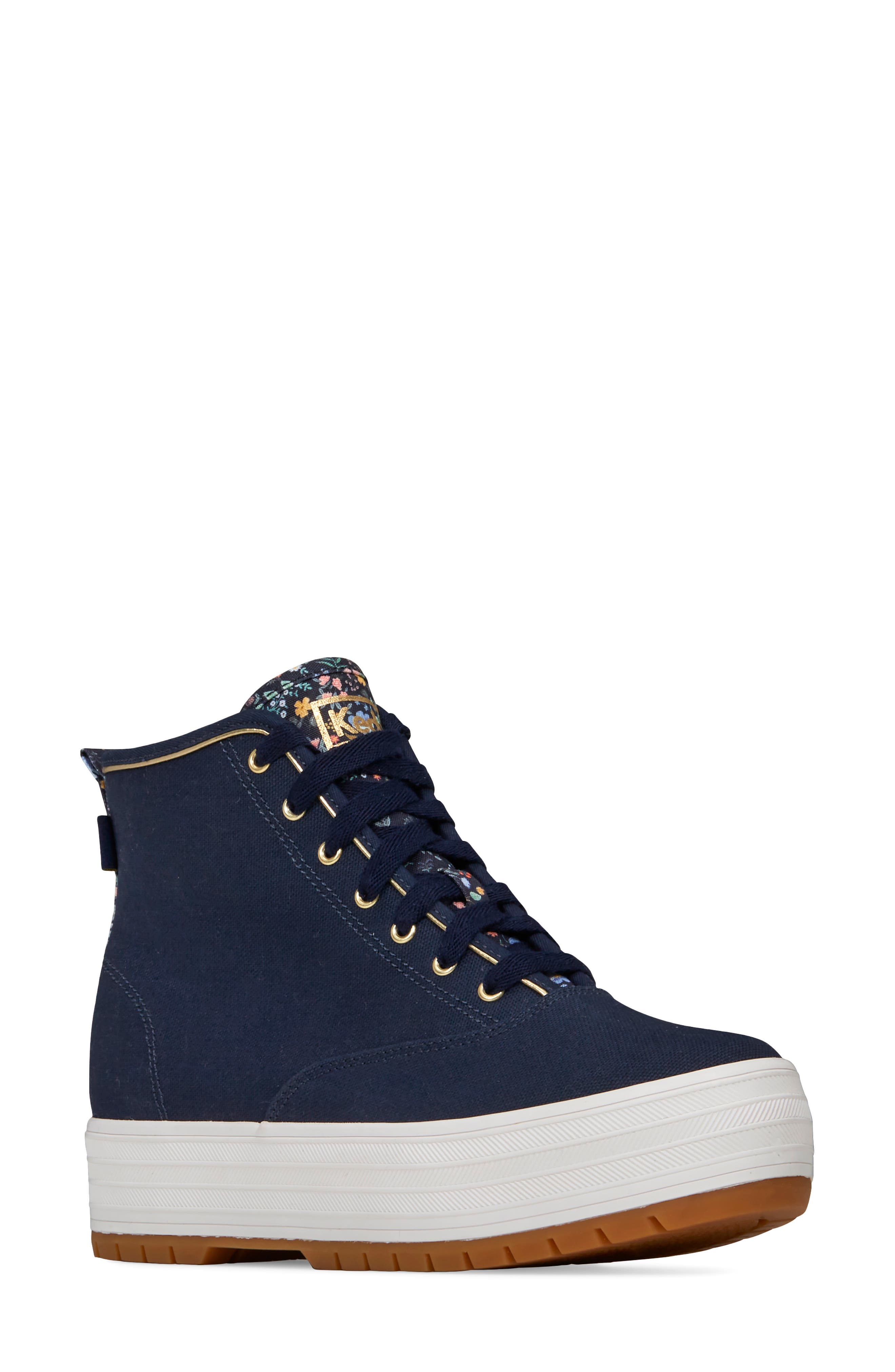 Keds<sup>®</sup> x Rifle Paper Co. High Top Platform Sneaker, Main, color, 