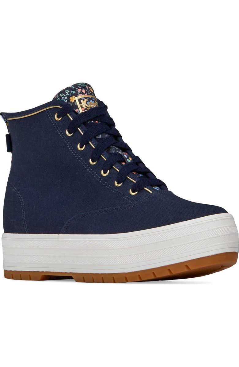 Keds<sup>®</sup> x Rifle Paper Co. High Top Platform Sneaker, Main, color,