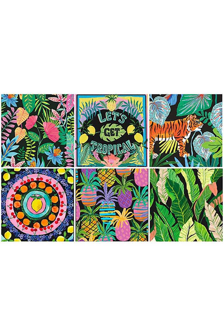 Scratch Art Paper Pad, Alternate, color, Multicolored