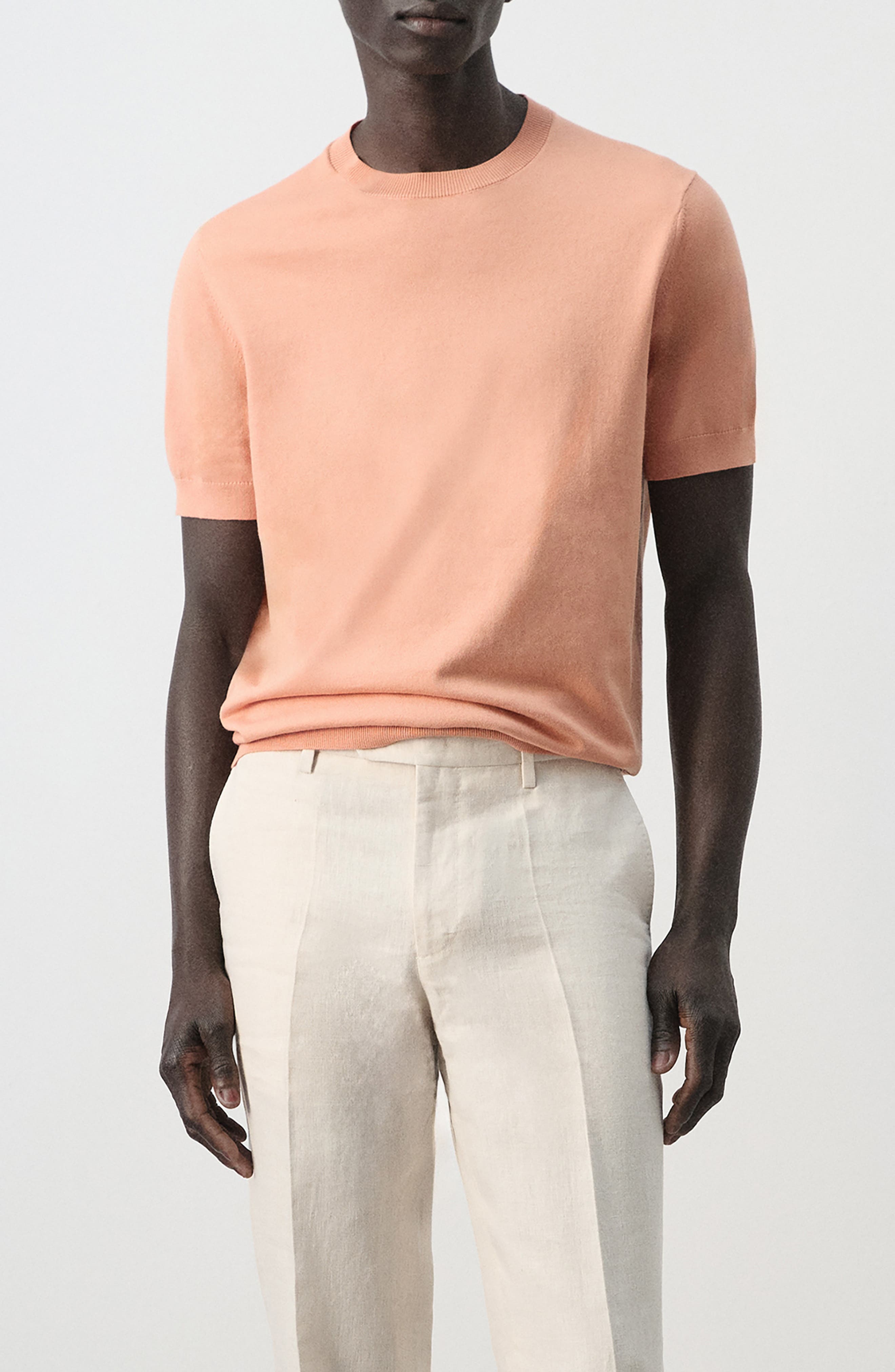 Fine Knit Cotton T-Shirt - image 3