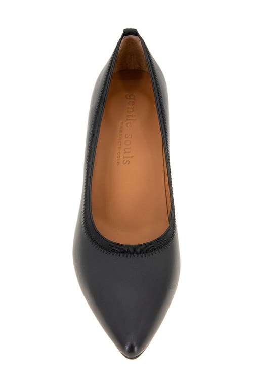 Gentle Souls Dionne Pointed Toe Pump In Black