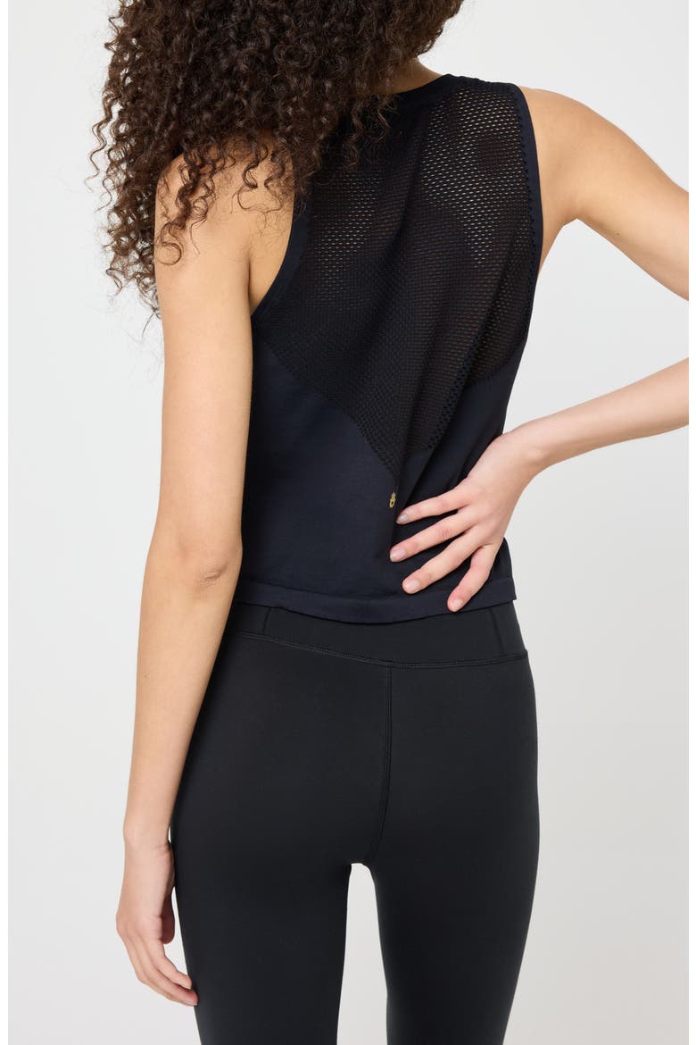 Maci Seamless Tank, Alternate, color, BLACK