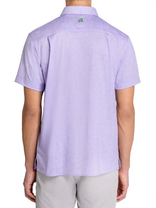 Construct Chambray Shirt Front In Lilac