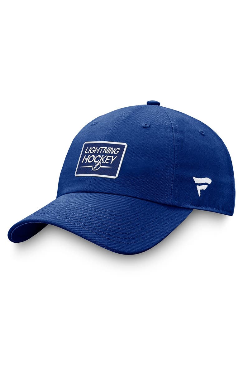 Men's Fanatics Branded  Blue Tampa Bay Lightning Authentic Pro Prime Adjustable Hat, Main, color, Blue