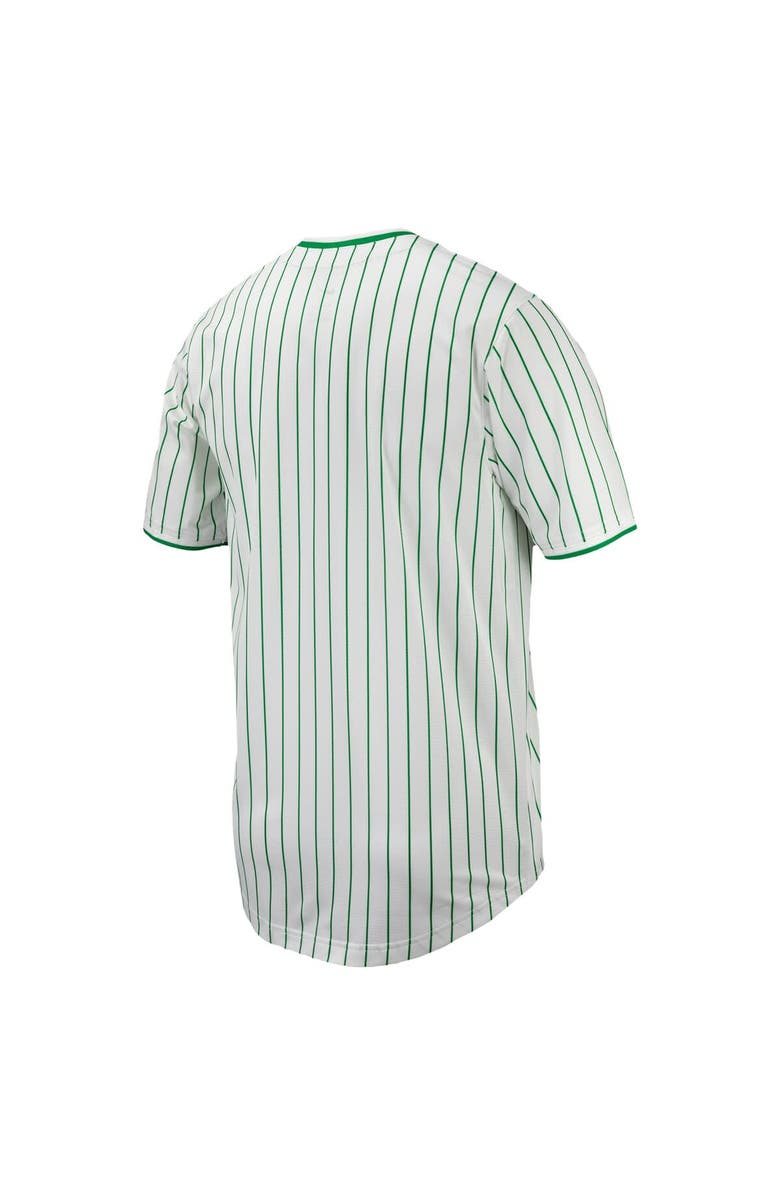 Nike Men's Nike White Oregon Ducks Pinstripe Replica Baseball Jersey, Alternate, color,