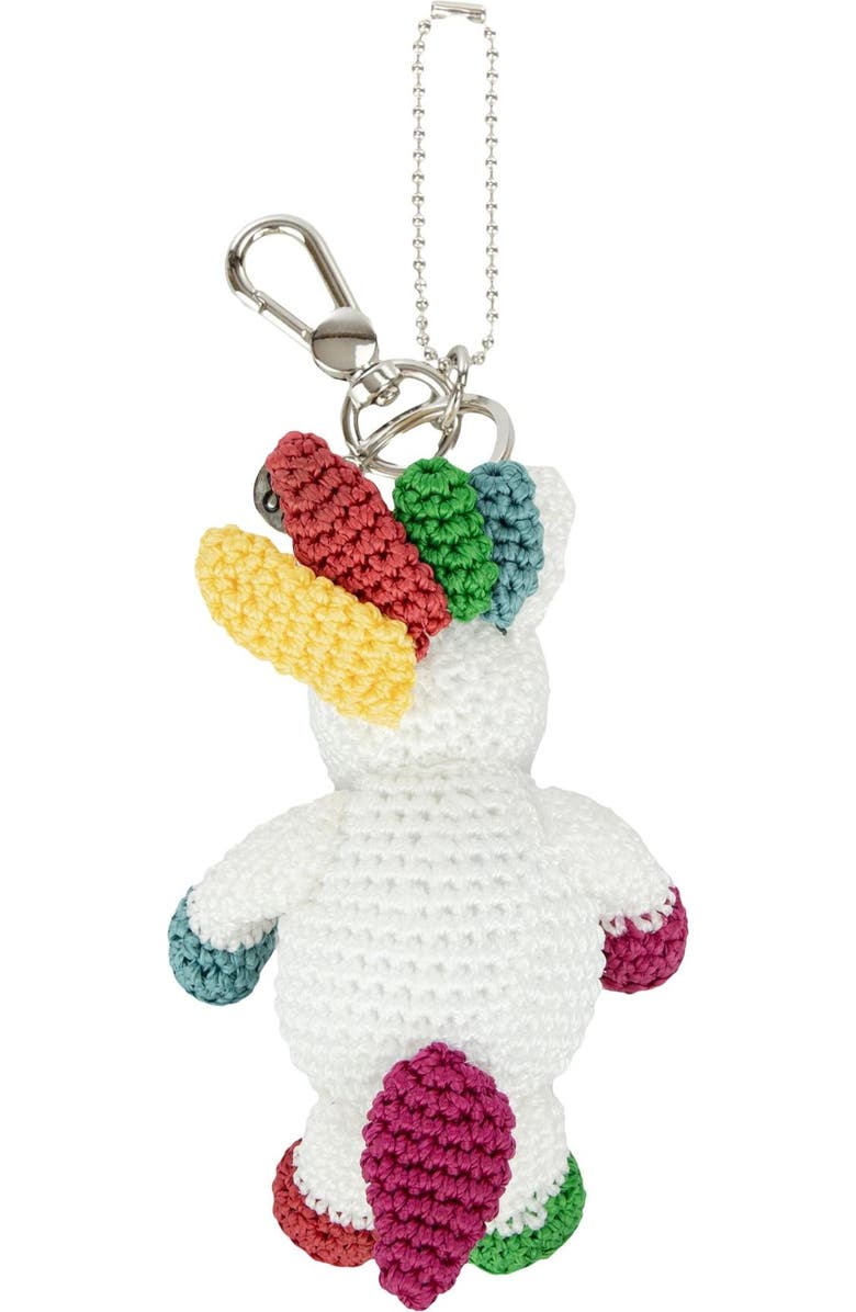 The Sak Yarnicharmz Hand Crochet Dangle - Unicorn, Alternate, color, Unicorn