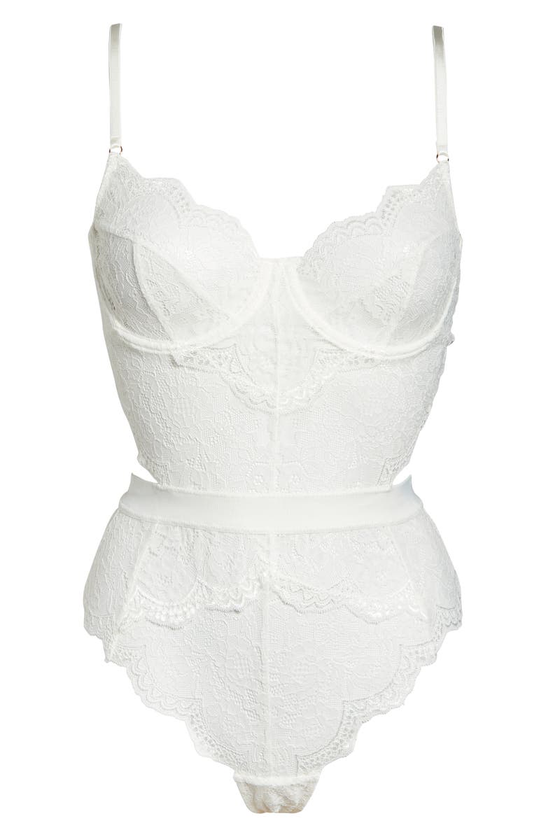 Ann Summers Hold Me Tight Underwire Thong Bodysuit, Alternate, color, 