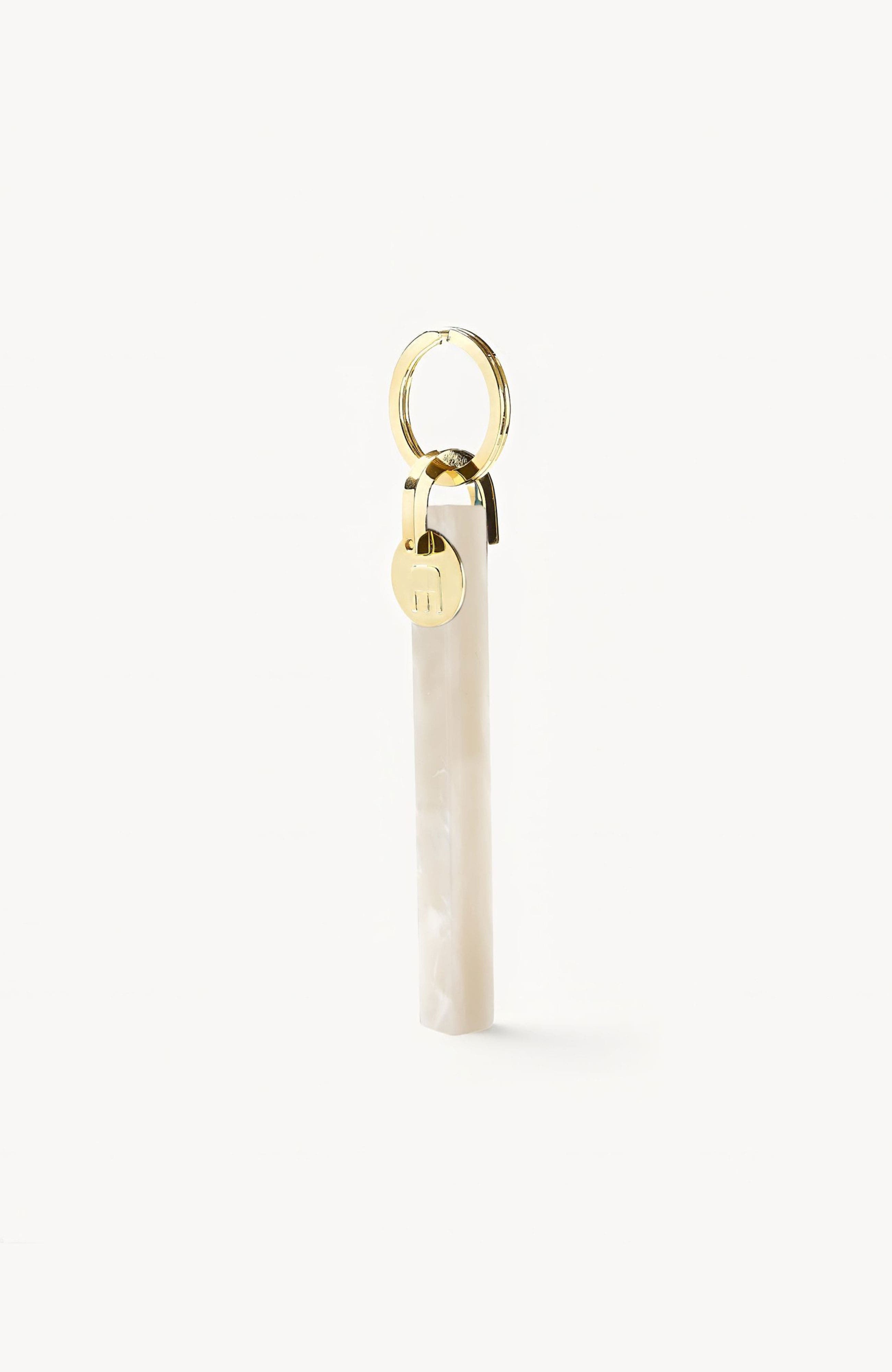 Bar Keychain, Main, color, White Shell