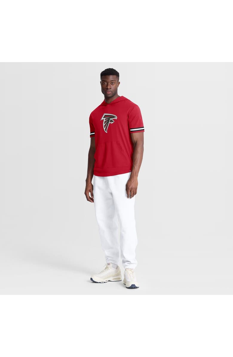 FANATICS Men's Fanatics Red Atlanta Falcons Optimal Play Short Sleeve Hooded T-Shirt, Alternate, color, Red