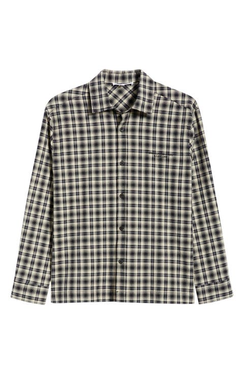 Check Button-Up Shirt