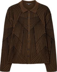 John Varvatos Dorian Knit Button-Up Shirt