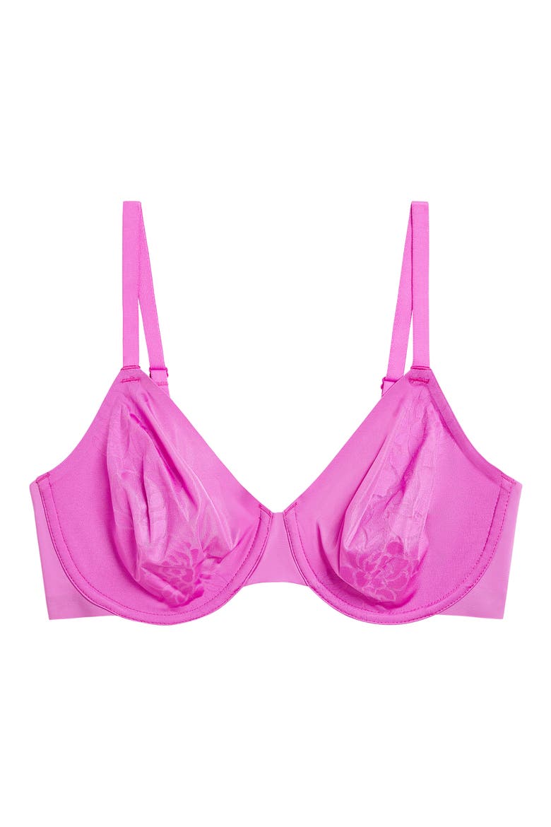 Confidence Boost™ Underwire Bra, Alternate, color, WILD AZALEA