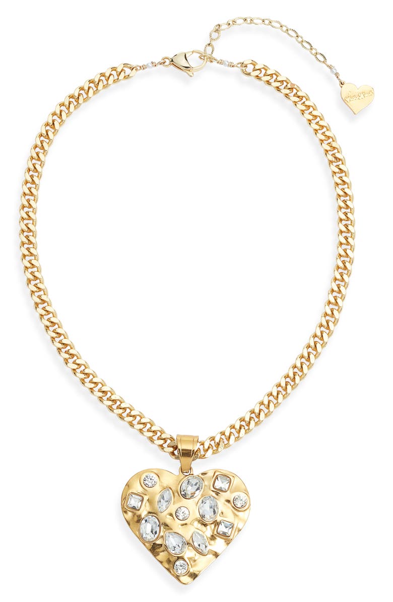 VIDAKUSH Heart Pendant Collar Necklace, Main, color, Gold