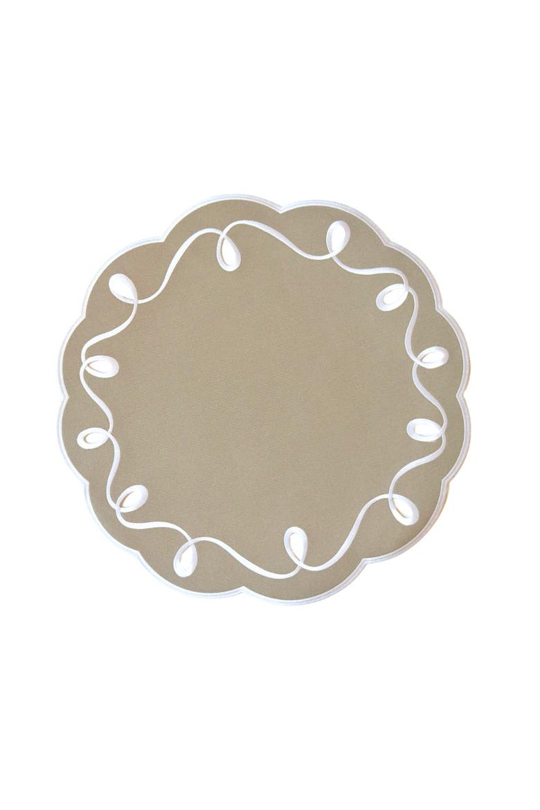 Lasso Placemat, Main, color, Beige