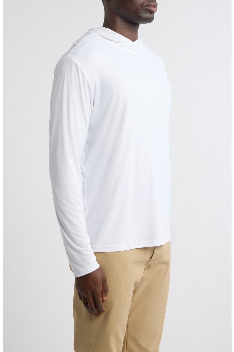 Featherweight Performance Pullover Hoodie, Alternate, color, WHITE