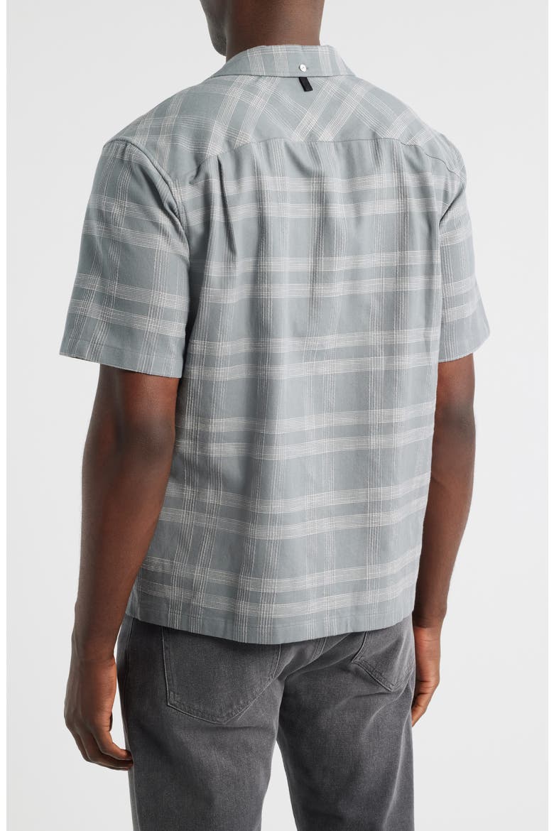 Avery Plaid Camp Shirt, Alternate, color, GREY