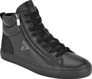 GUESS Faux Leather High Top Sneaker