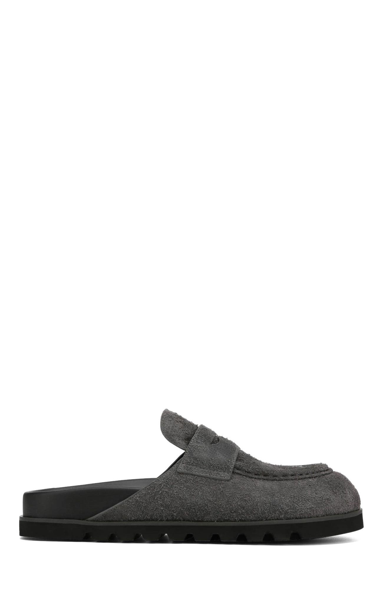 Naked Wolfe Cord Dark Grey Hairy Suede, Main, color, Dark Grey