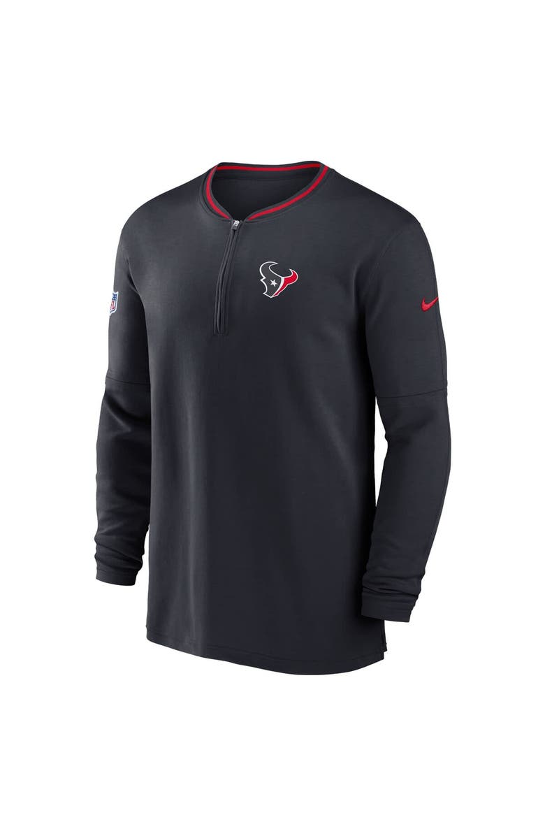 Nike Men's Nike Black Houston Texans Coach Half-Zip Sweatshirt, Alternate, color, 