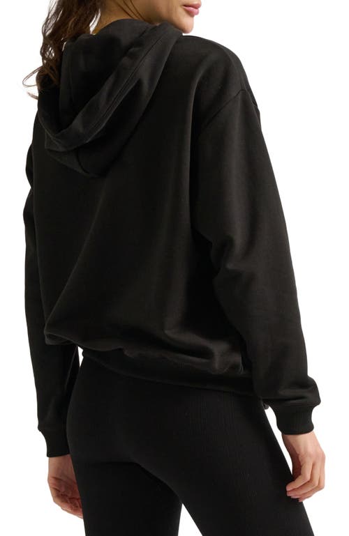 Zzdnu Cache Couer Boston Maternity & Nursing Hoodie In Black