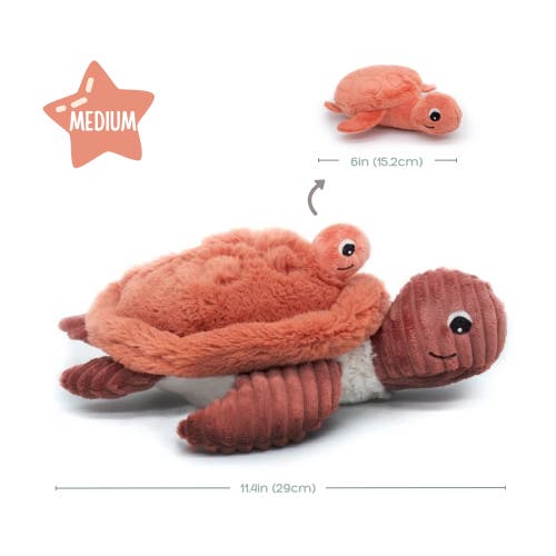 Shop Les Ptipotos Sea Turtle Mom & Her Baby (medium)