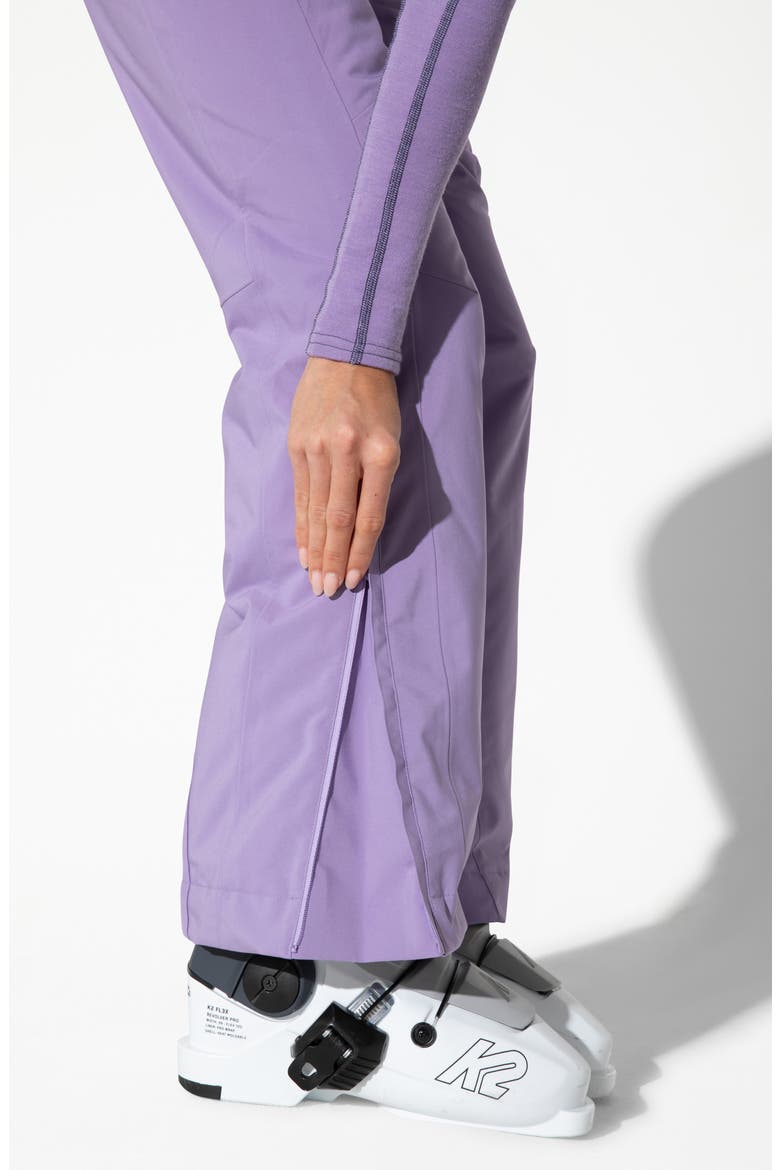 Carson Waterproof Ski Bib, Alternate, color, DISCO