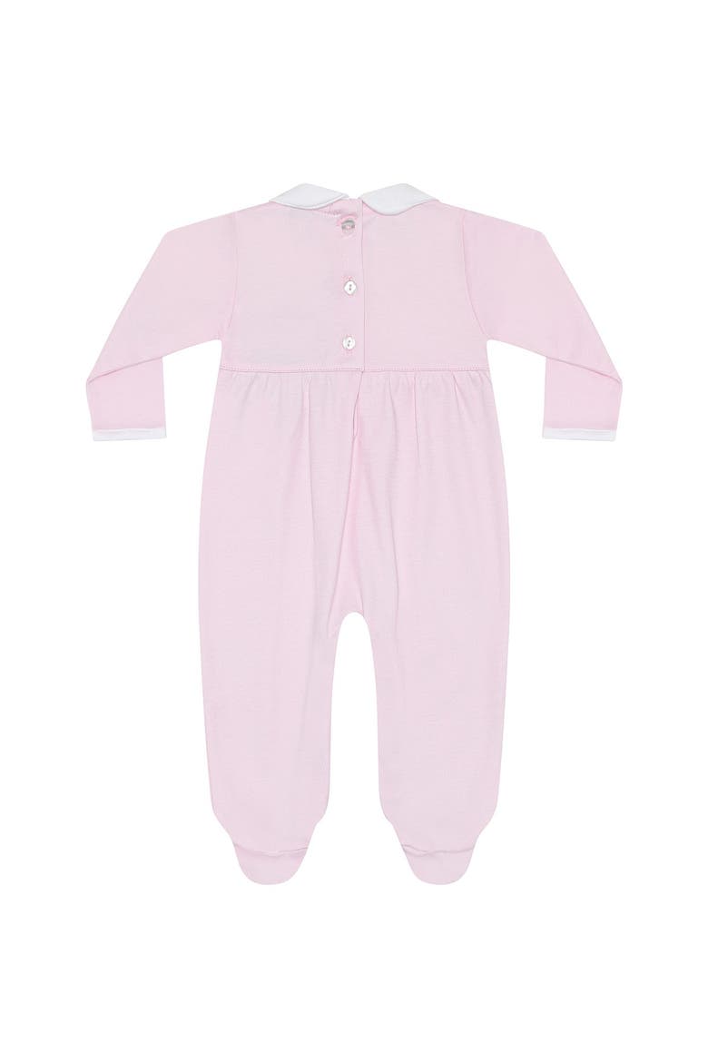 Signature Smocked Girls Footie - Baby, Alternate, color, Pink