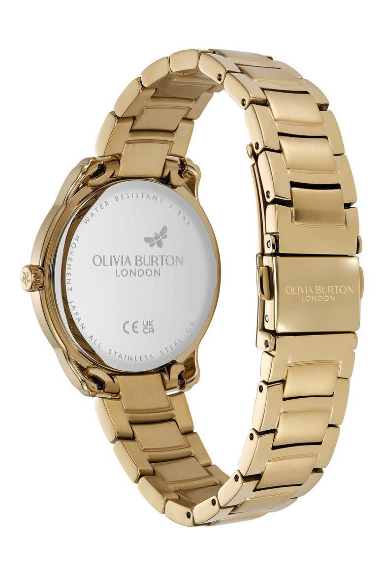 Color Wave Bracelet Watch, 36mm, Alternate, color, GOLD