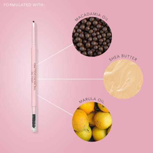 Doll 10 Beauty Doll Pro Micro Brow Styling Pencil In Dark Brown