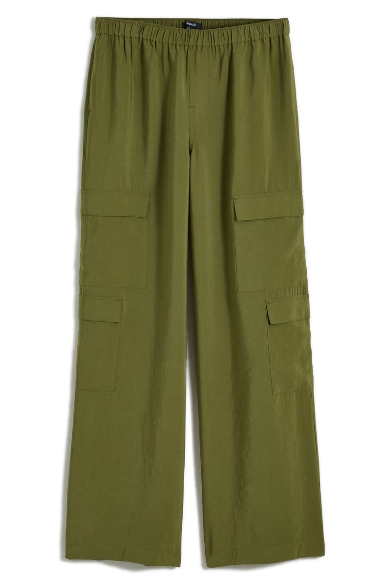 Madewell Pull-On Wide Leg Cargo Pants, Main, color, 