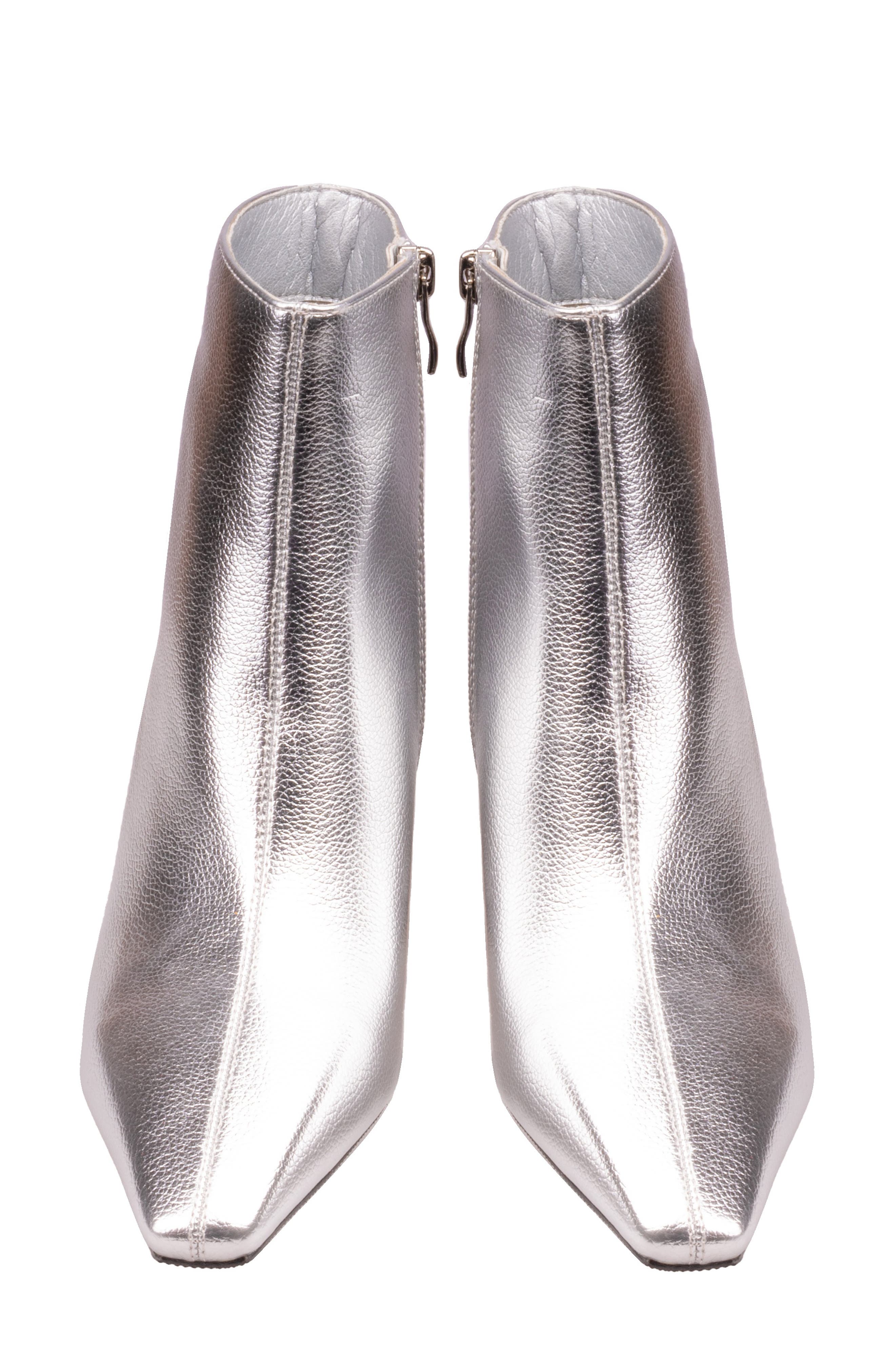 NINETY UNION Brooke Block Heel Boot, Alternate, color, Silver