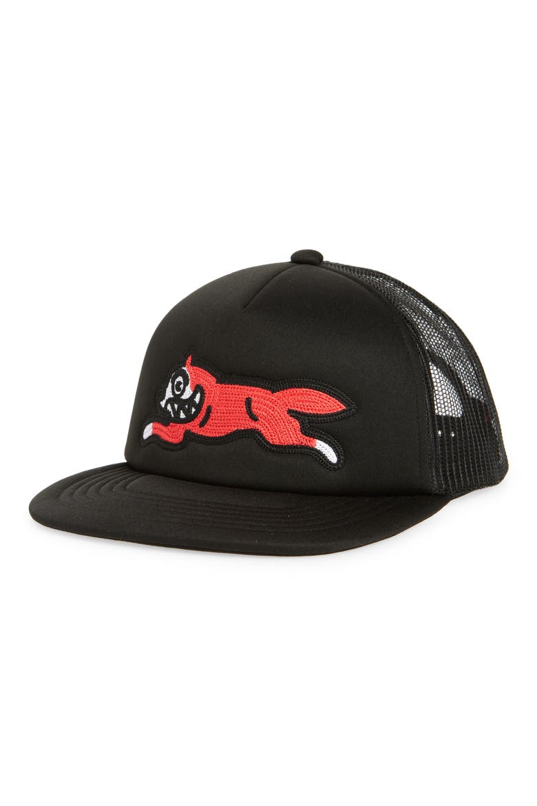 Big Shot Trucker Hat, Main, color, BLACK