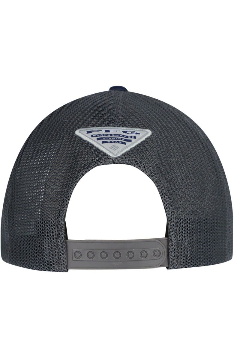 Columbia Men's Columbia Navy Dallas Cowboys PFG Mesh Snapback Hat, Alternate, color, Navy