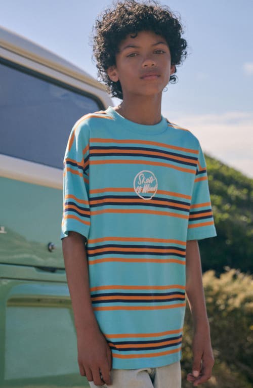 Next Kids' Stripe Cotton Graphic T-shirt