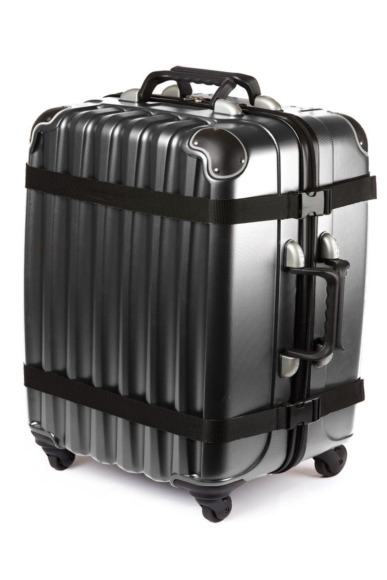 Petite 8-Bottle Wine & Spirits Suitcase, Alternate, color, Silver