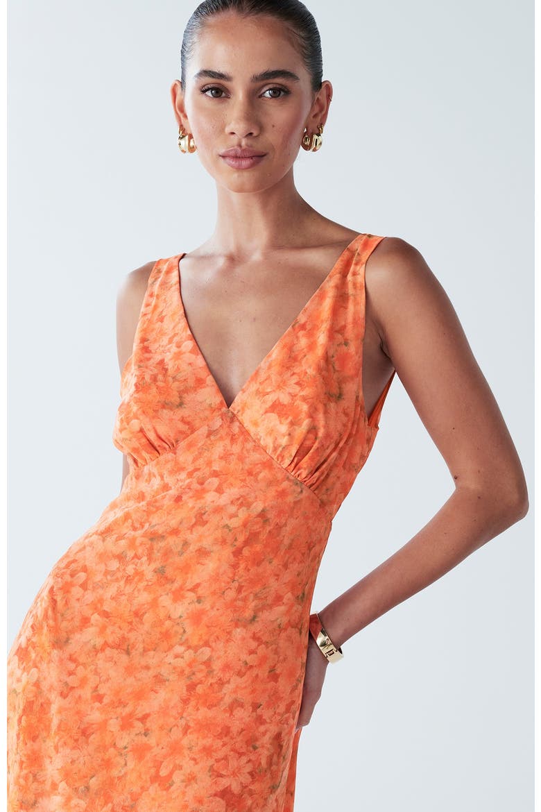 Chelsea Dress, Alternate, color, Orange Bloom